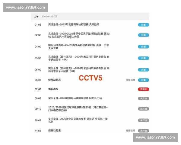 体育迷必看最新版体育直播全平台覆盖赛事精彩不断更新
